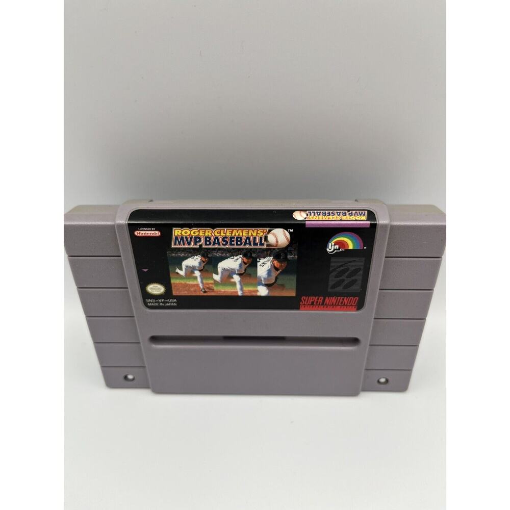 Roger Clemens' MVP Baseball Super Nintendo Entertainment System SNES Tested